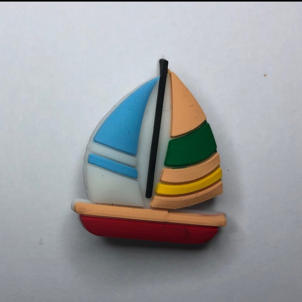 Sail Boat Shoes Charm
